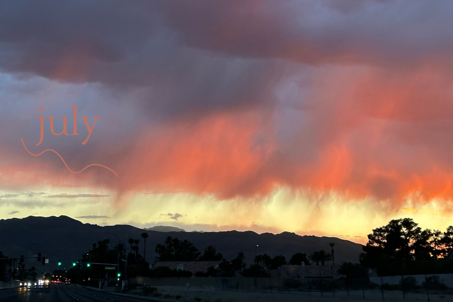 picture of orange sunset